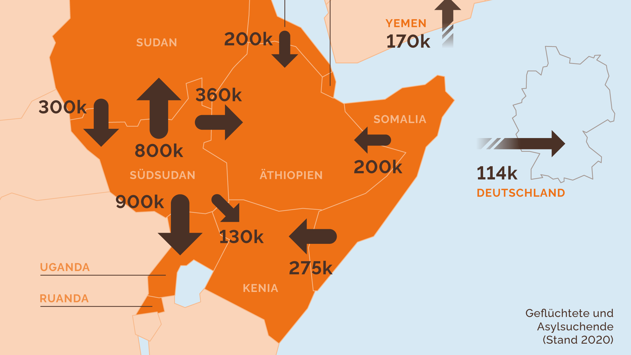 Gesundes Afrika Corporate Design und Website Informationsgrafik