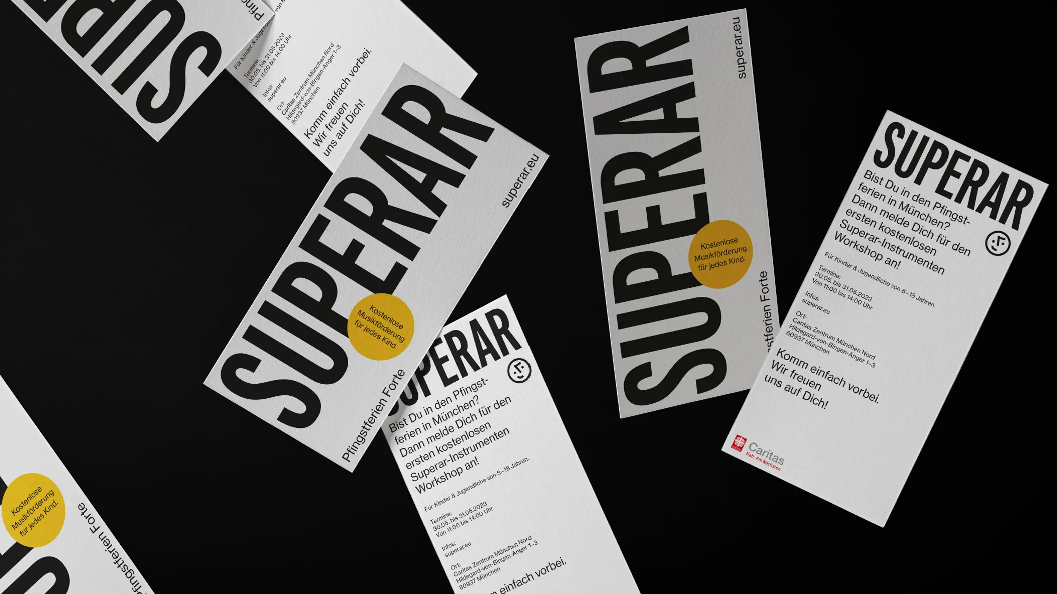 Superar München, Einladungskarte für das Jahreskonzert 2023